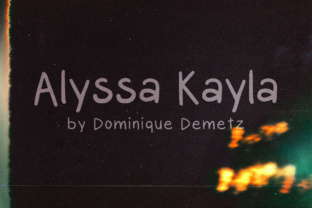 Alyssa Kayla: A Handwritten Font for Editorial Design and Creative Branding