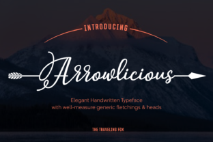 Arrowlicious: A Script Handwritten Font for Creative Campaigns
