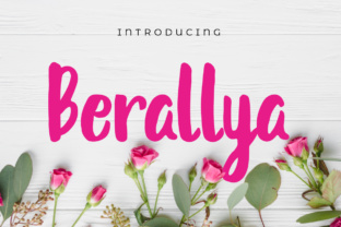 Berallya: A Playful Script Font for Editorial Design
