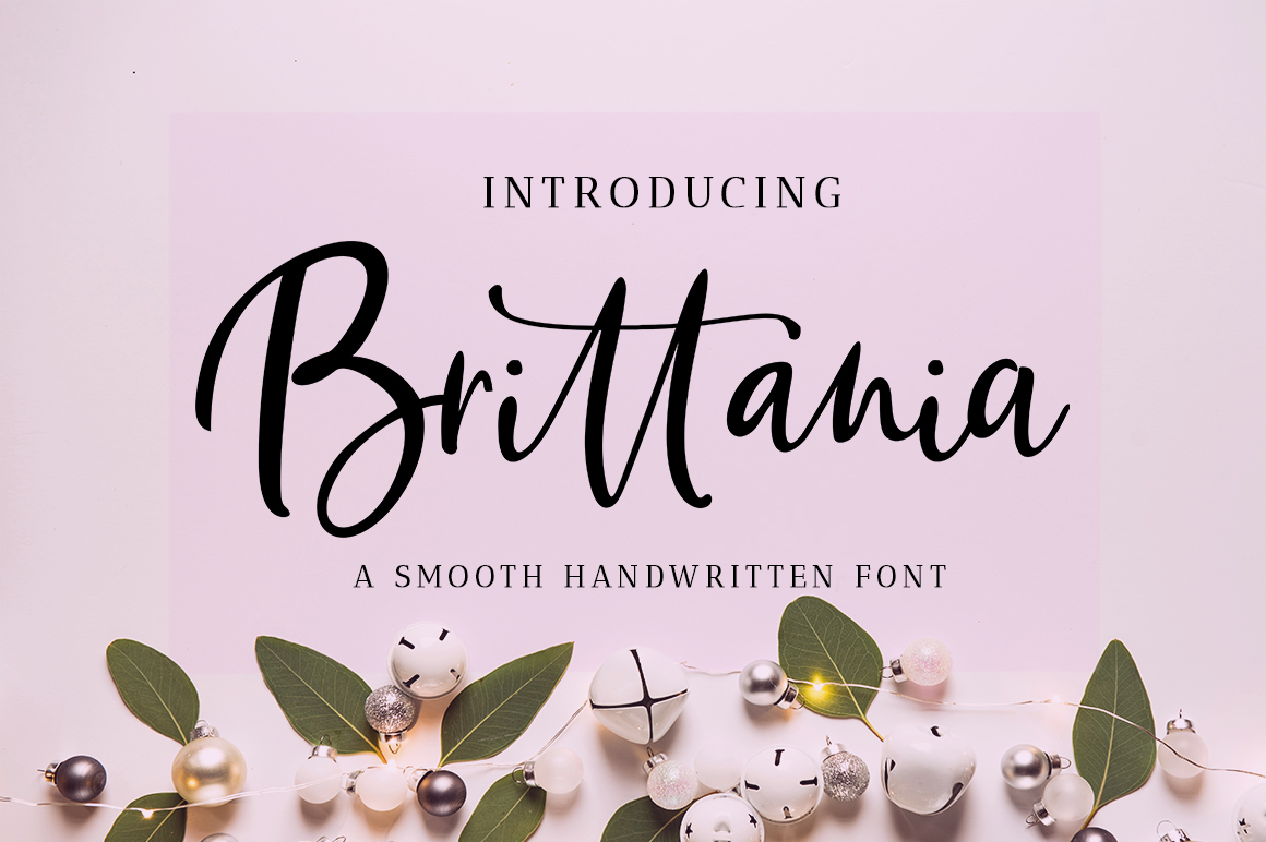 Brittania Script: A Standout Script Handwritten Font