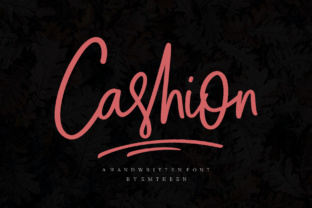Cashion Script Font for Handmade Creators and Designers