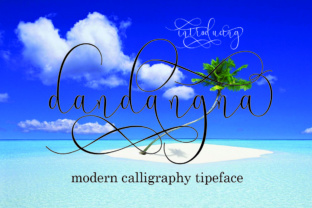 Dandangna: A Script Handwritten Font for Editorial Design and Branding