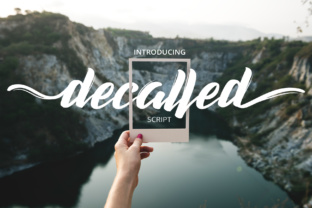 Decalled Script: A Beautiful Font for Handmade Creators