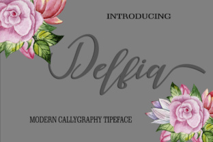 Delfia: A Script Handwritten Font That Elevates Your Brand