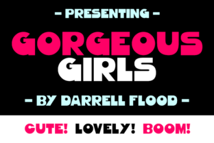 Gorgeous Girls: A Font That Elevates Branding with Quirk and Charm