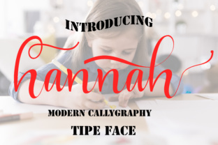 Hannah Script for Modern Web Design and Brand Identity