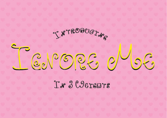 Ignore Me: A Script Handwritten Font for Impactful Branding