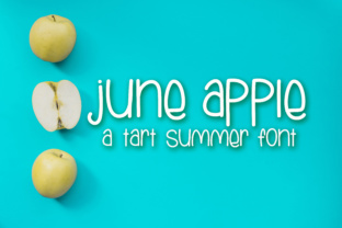 June Apple: A Script Handwritten Font for Creative Branding
