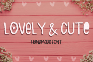 Lovely Cute: A Script Handwritten Font for Heartfelt Campaigns