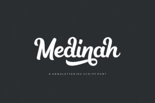 Medinah: A Bold Script Font for Editorial Design and Branding