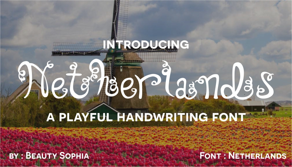 Netherlands Script Font for Creative Branding and Design