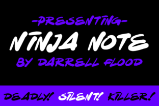 Ninja Note: A Script Font That Brings Energy and Style to Your Creations