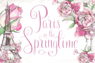 Paris in the Spring: A Script Handwritten Font for Editorial Design