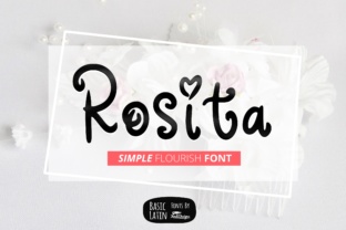 Rosita: A Font for Romantic and Girly Design Enthusiasts