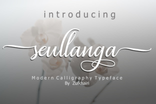 Seullanga: A Script Font for Editorial Elegance