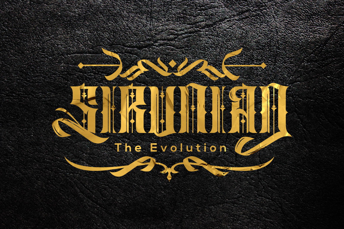 Sirunian: A Gothic Font for Editorial Design and Branding