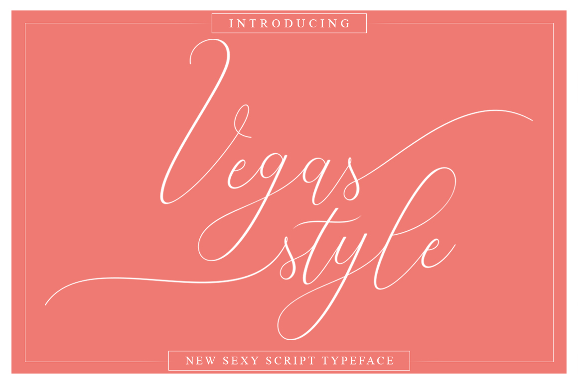 Vegas Style: A Script Handwritten Font with Modern Elegance