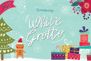 White Grotto: A Snowy Script Font for Holiday Magic and Handmade Elegance
