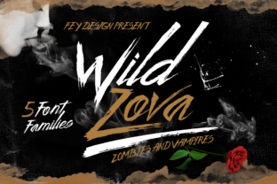 Wild Zova: A Bold Script Font for Dark, Edgy Branding
