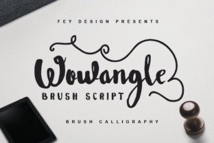 Wowangle: A Script Font That Elevates Every Campaign
